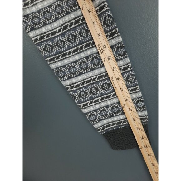 NWT Crown & Ivy Mens Fair Isle Crew Pullover Sweater XXL Gray - Picture 9 of 10